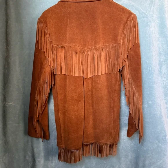Jo•o•Kay Vintage Fringe Leather Jacket - Picture 3 of 16